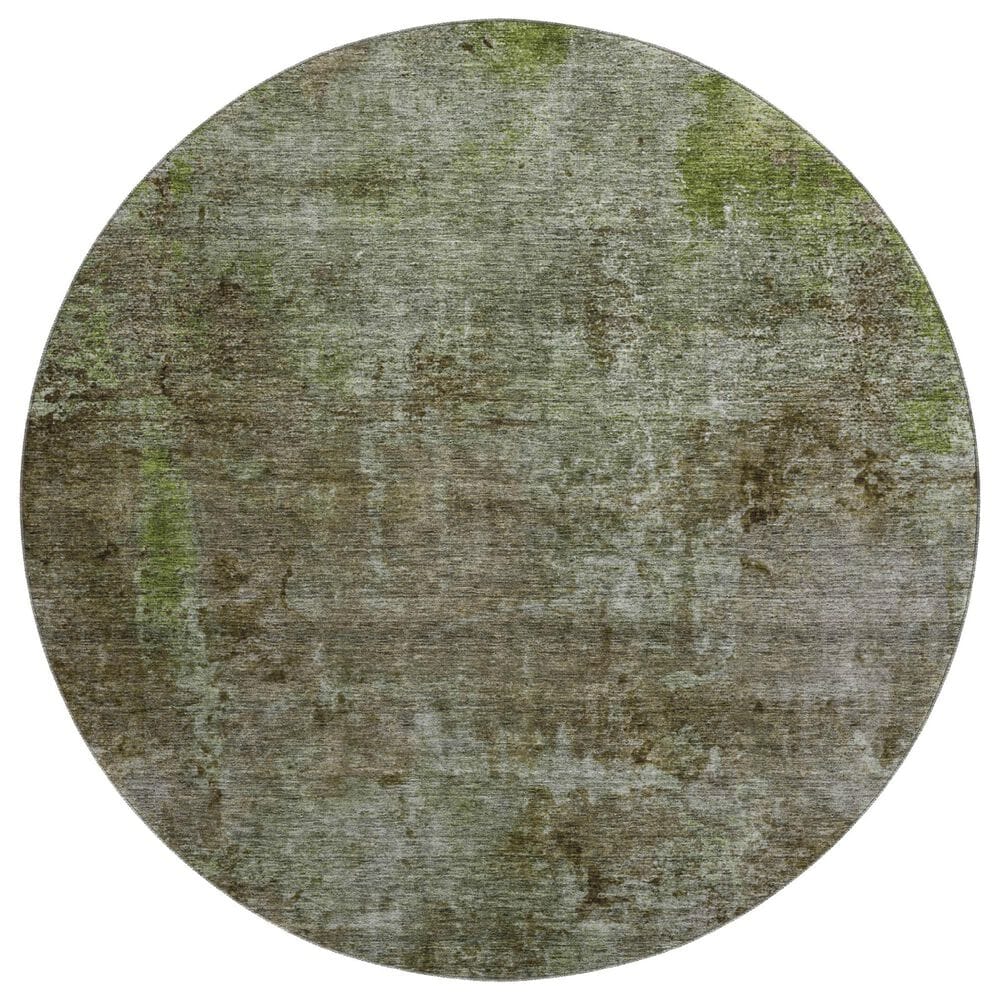 Dalyn Rug Company Trevi TV9 8" Round Mocha Area Rug, , large