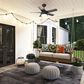 Hunter Seawall 44" Outdoor Ceiling Fan with LED Lights in Noble Bronze, , large