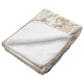 Duke Imports Root Beer Float Plush Throw in Brown, Beige and White, , large