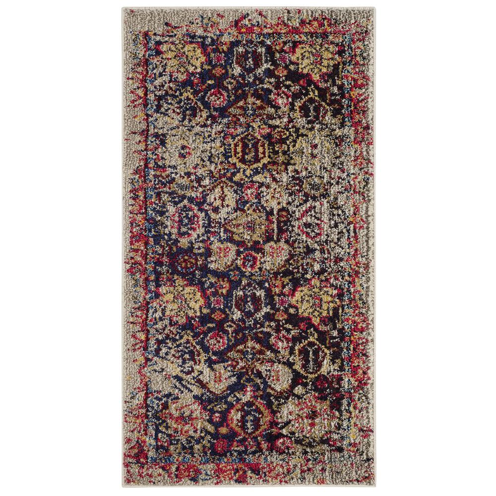 Safavieh Monaco MNC206G-24 2&#39;2&quot; x 4&#39; Grey/Multi Area Rug, , large