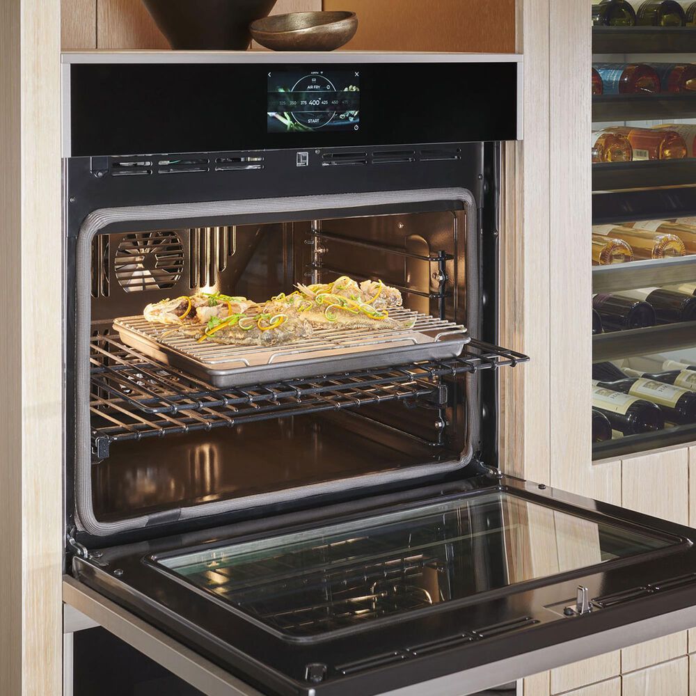 Monogram 30&quot; Smart Electric Convection Single Wall Oven Minimalist Collection - Stainless Steel, , large