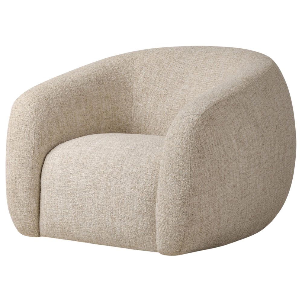 Four Hands Channing Swivel Chair in Yuma Cream, , large