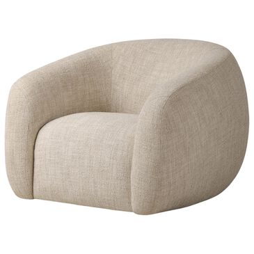 Four Hands Channing Swivel Chair in Yuma Cream, , large