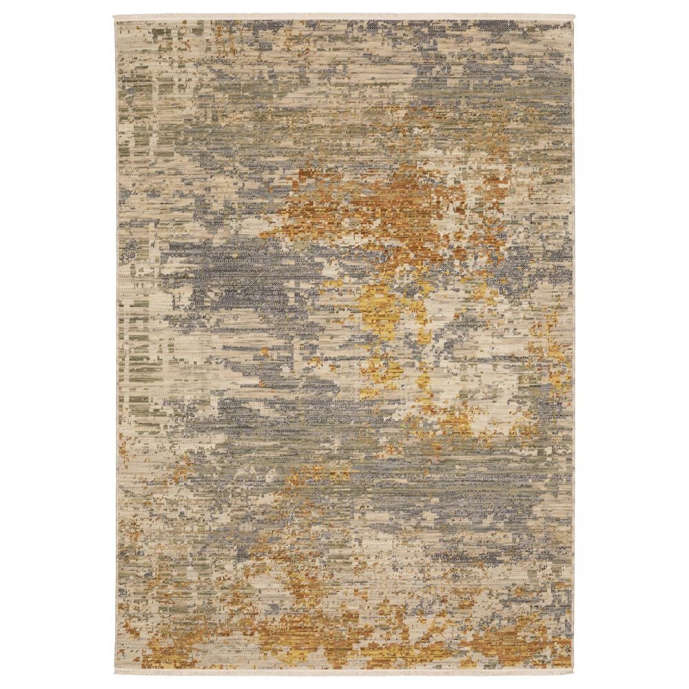 Oriental Weavers Soleri 5"3" x 7"6" Beige, Gold and Gray Area Rug, , large