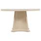 Hooker Furniture Westwood Round Dining Table in Polished Limestone, White and Gray - Table Only, , large