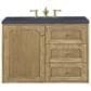 James Martin Vanities Laurent 36" Single Bathroom Vanity in Light Natural Oak with 3 cm Charcoal Soapstone Quartz Top and Rectangular Sink, , large