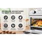 HOMLUX 12.5 Qt 7-In-1 Convection Toaster Oven in Silver, , large