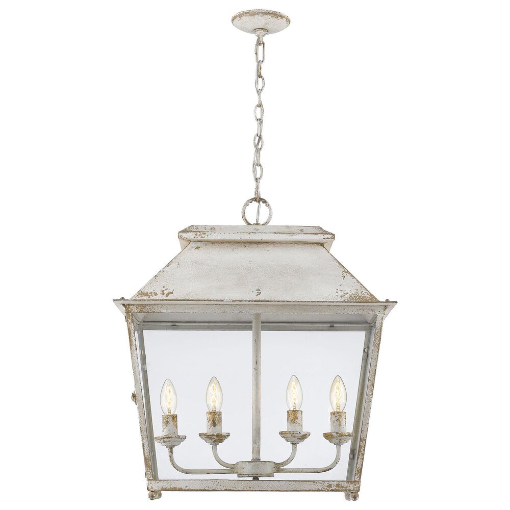 Golden Lighting Abingdon 4-Light Pendant in Antique Ivory, , large
