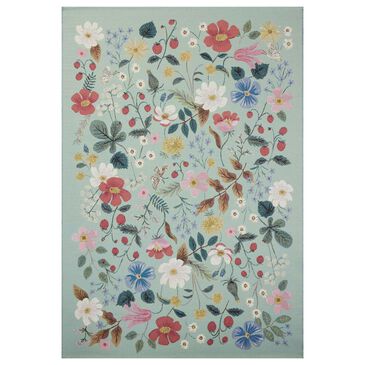 Rifle Paper Co. x Loloi Perennial Strawberry Fields 3"11" x 5"11" Mint Area Rug, , large