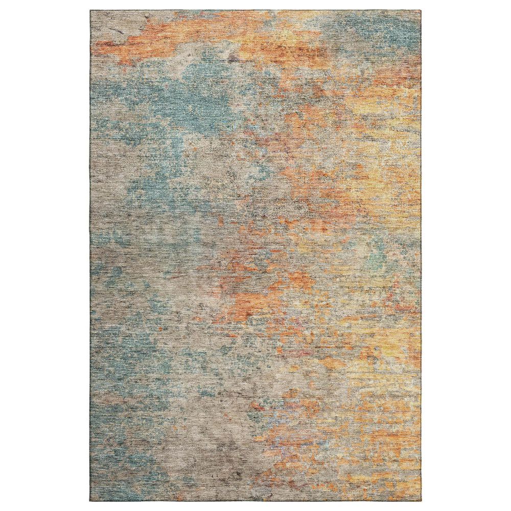 Dalyn Rug Company Trevi TV13 10" x 14" Teal Area Rug, , large
