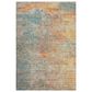 Dalyn Rug Company Trevi TV13 10" x 14" Teal Area Rug, , large