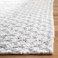Safavieh Natura NAT404G 8" x 10" Silver and Ivory Area Rug, , large