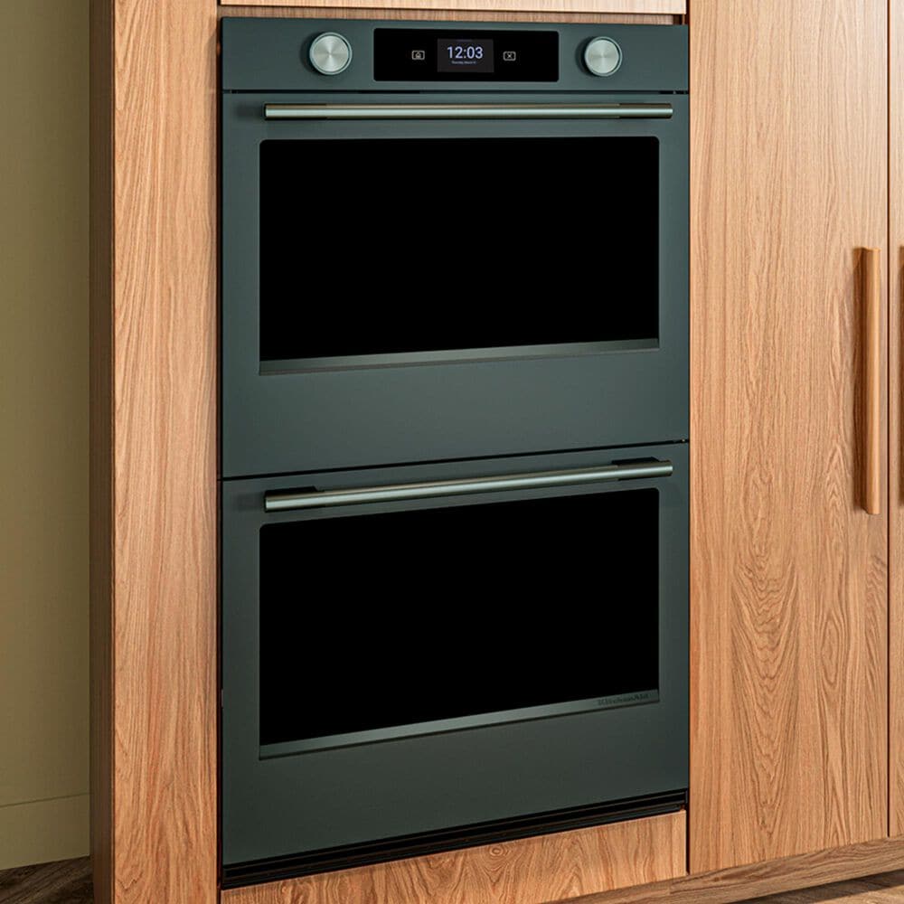 KitchenAid 10 Cu. Ft. Smart Electric Double Wall Oven with Intelligent Cooking Camera in Juniper, , large