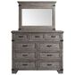Hawthorne Furniture Mirror in Pewter, , large