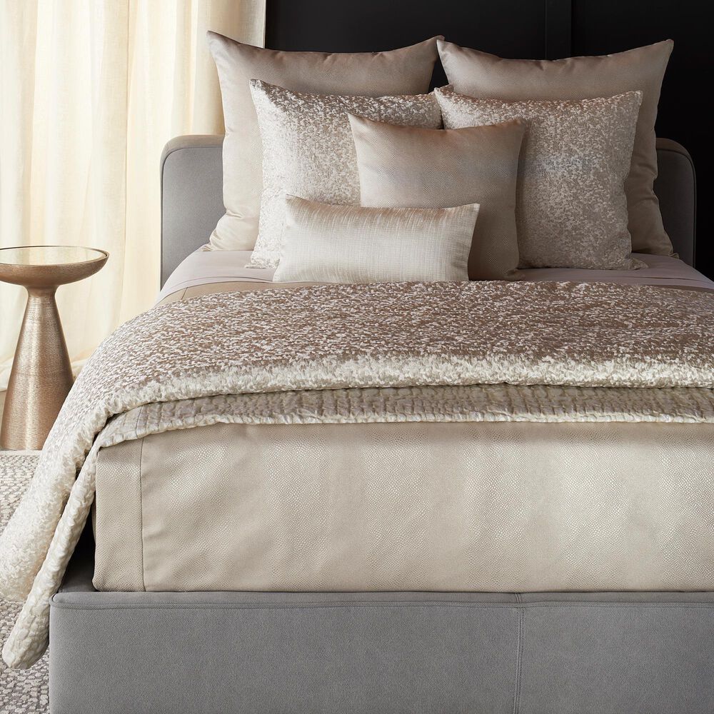 Ann Gish Diamond Dust 20" x 20" Square Throw Pillow in Pearl, , large