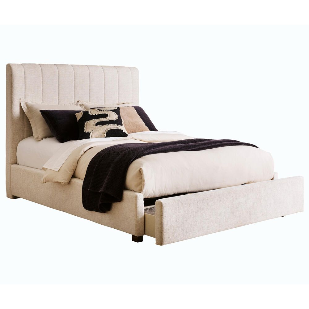 Ashley Shoralli Queen Upholstered Storage Bed in Beige, , large