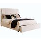 Ashley Shoralli Queen Upholstered Storage Bed in Beige, , large