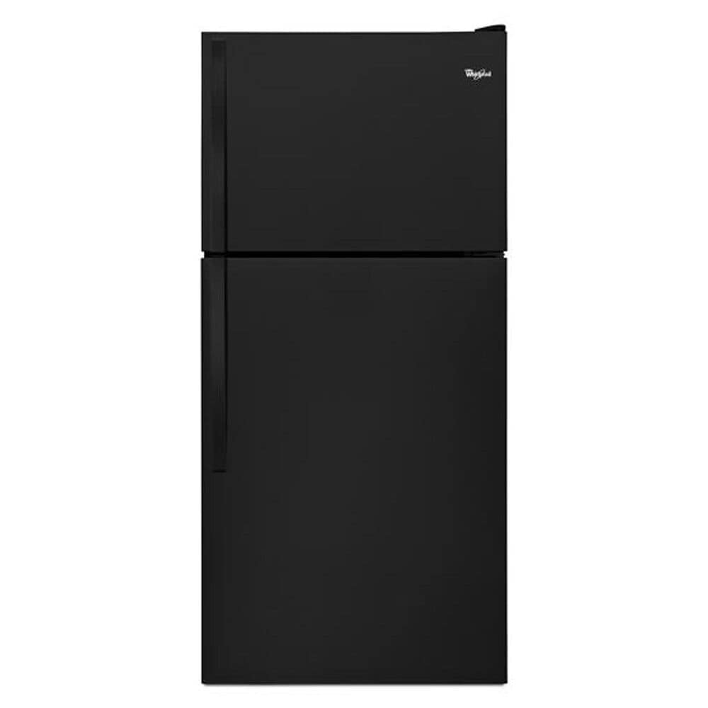 Whirlpool 18 Cu. Ft. Top Freezer Refrigerator in Black, , large
