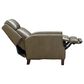 Barcalounger Ledger Leather Push-Back Recliner in Olive, , large