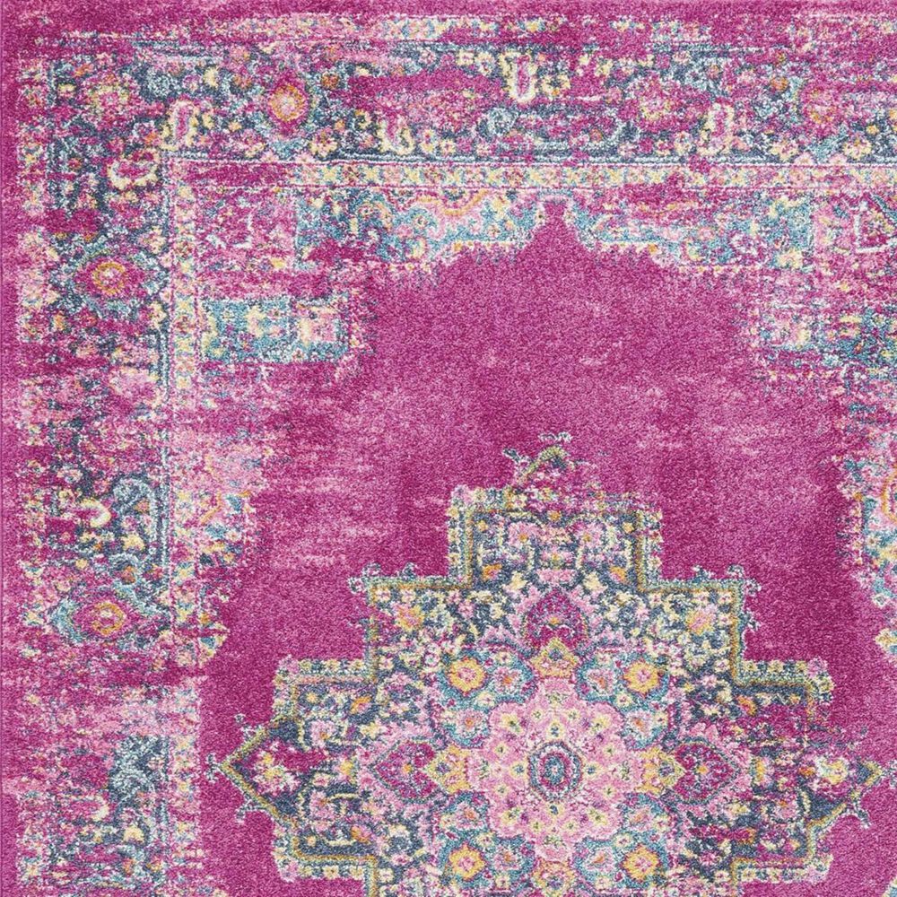 Nourison Passion PSN03 3&#39;9&quot; x 5&#39;9&quot; Fuchsia Area Rug, , large