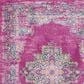 Nourison Passion PSN03 3"9" x 5"9" Fuchsia Area Rug, , large