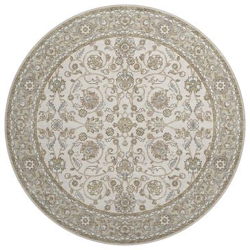 Dalyn Rug Company Hatay HY1 8" Round Ivory Area Rug, , large