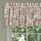 J. Queen New York Janessa 72" x 17" Window Straight Valance in Coral, Gold and Spice, , large