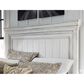 Signature Design by Ashley Kanwyn King Panel Bed in Distressed Whitewash, , large