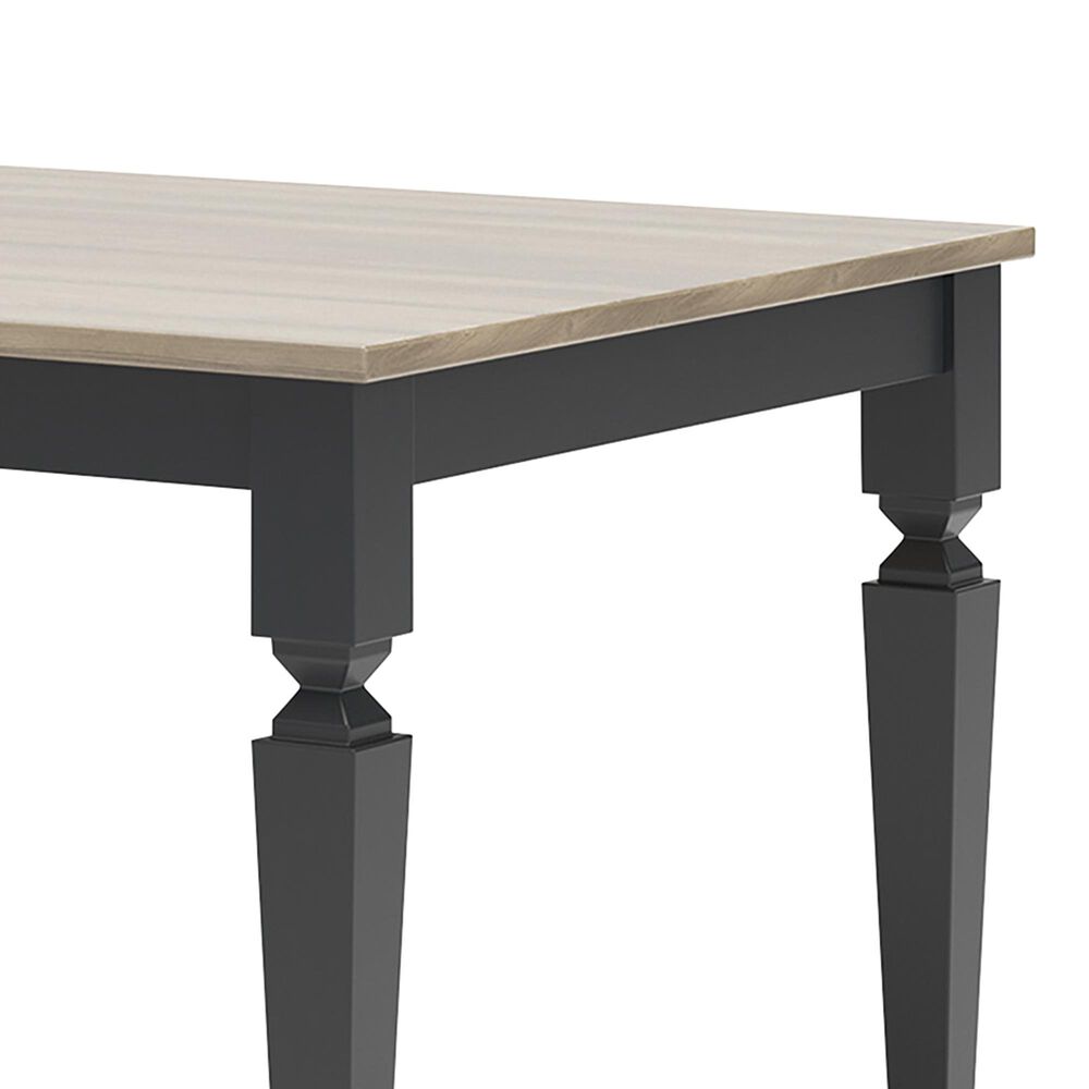 Ashley Brenkerton Rectangular Dining Table in Grayish Brown and French Black - Table Only, , large