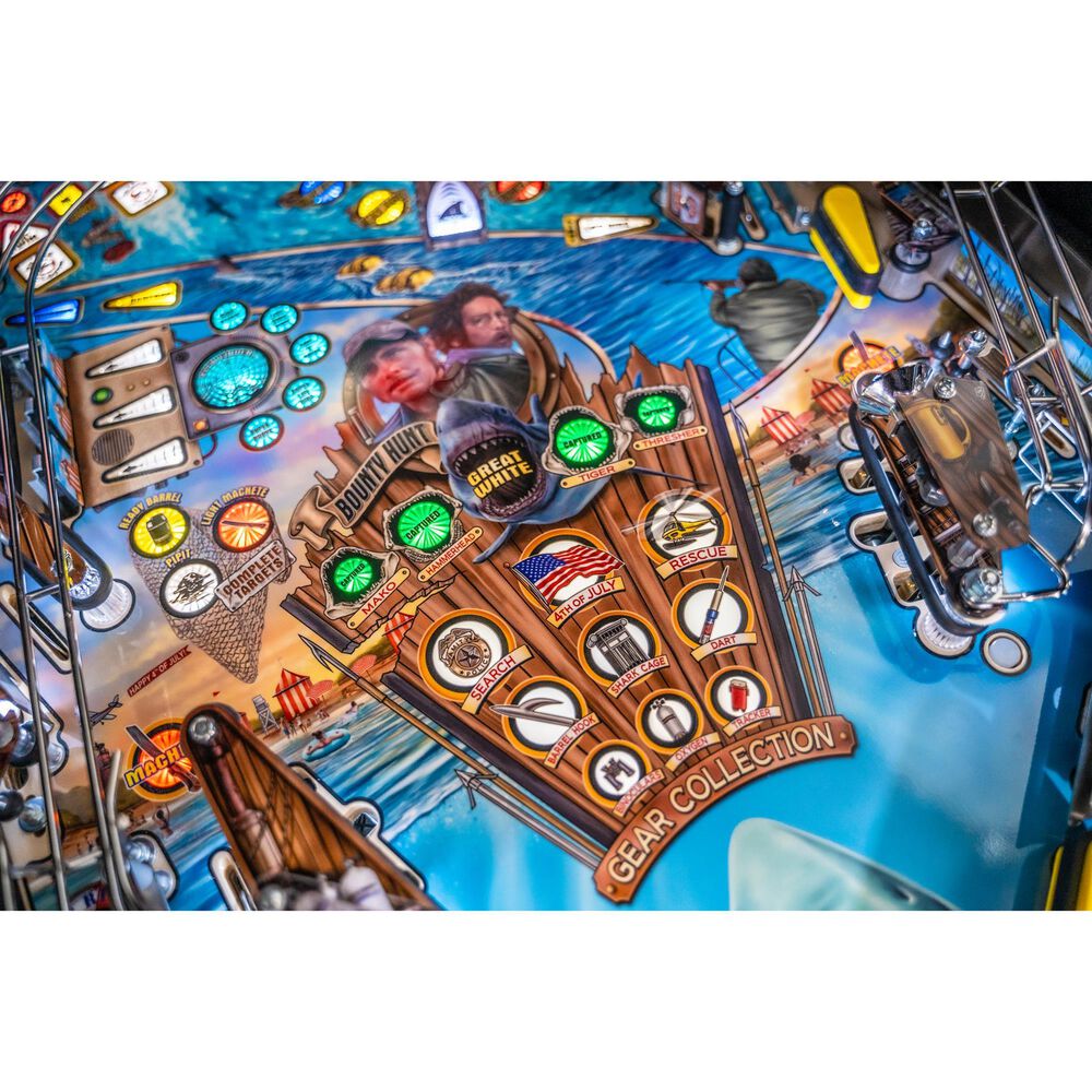 Stern Pinball Jaws Pro Edition Pinball Machine, , large
