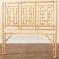 Baxton Studio Galvan Queen Headboard in Light Honey, , large