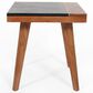 Crystal City Caspian Square End Table in Walnut, , large