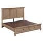 Riva Ridge Oxford 3-Piece King Panel Storage Bedroom Set in Tan with USB Ports, , large