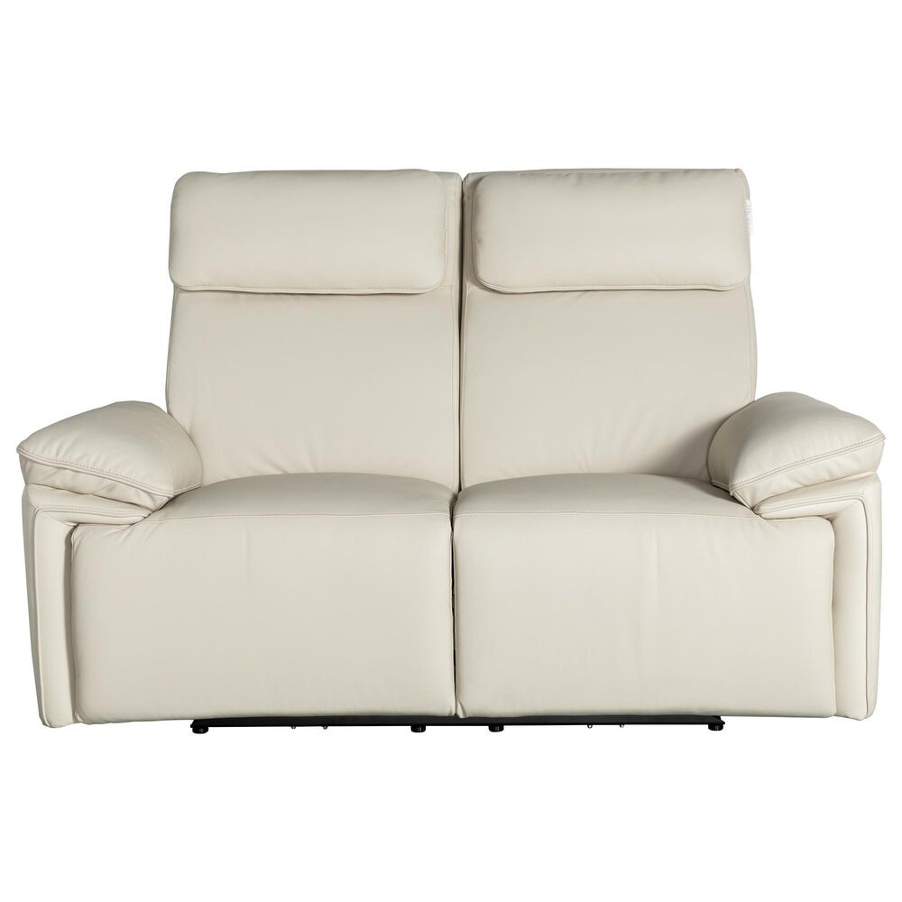 Bordeaux & Co Power Motion Loveseat with Power Headrest in Oslo Pebble, , large