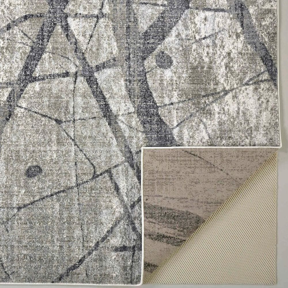 Feizy 3877F Kano Gray 2&#39;2&quot; x 3&#39; Area Rug, , large