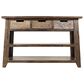 Waltham Painted Canyon Sofa Table in Brown, , large