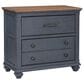 Legends Furniture Americana 2-Drawer Lateral File in Corduory Blue and Brown, , large