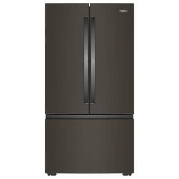 Whirlpool 24.3 Cu. Ft. Counter Depth 3-Door French Door Refrigerator in Black Stainless, , large
