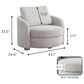 Lifestyle Solutions Manchester Accent Chair in Ivory, , large