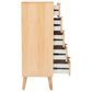 Linon Home Decor Collett 5-Drawer Chest in Natural, , large
