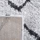 Safavieh August Shag AUG572F 5"5" x 7"7" Ivory and Grey Area Rug, , large