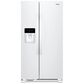 Whirlpool 24.6 Cu. Ft. 36" Wide Side-by-Side Refrigerator in White, , large