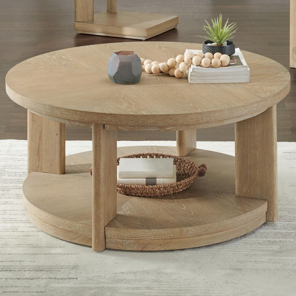 Golden Wave Furniture Pacific Grove Coffee Table in Sand Dune, , large