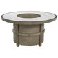 Ashley Rainier Ranch Round Fire Pit Table in Beige, , large