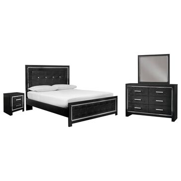 Signature Design by Ashley Kaydell 4 Piece Queen Bedroom Set in Dark Gray, , large