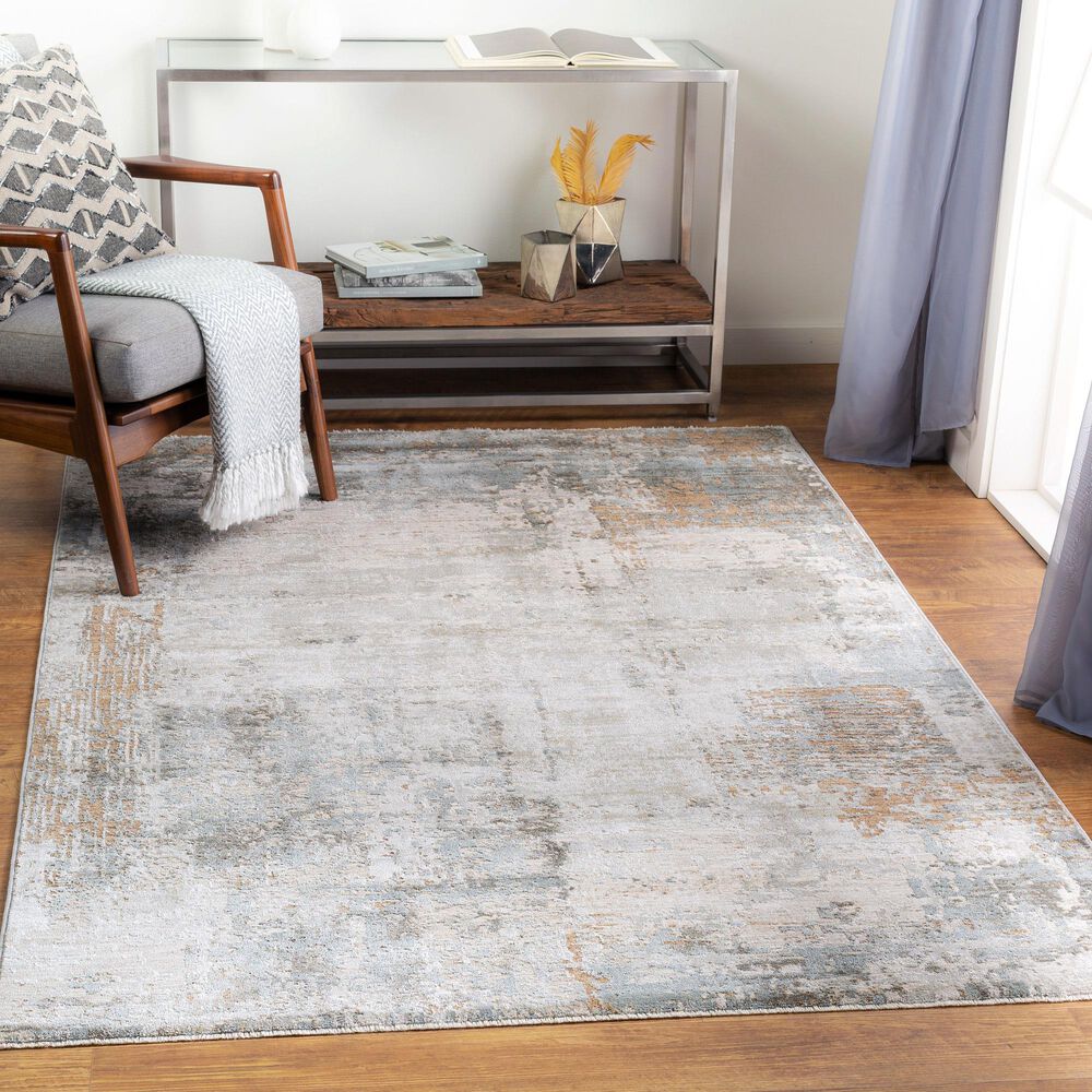 Surya Brunswick 12&#39; x 15&#39; Sage, Brown, Gray, White and Teal Area Rug, , large