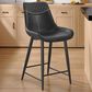 Linon Home Decor Elder 24" Counter Stool in Black, , large