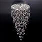 Lite Source Girolamo Crystal Semi Flush Mount Ceiling Light in Chrome, , large