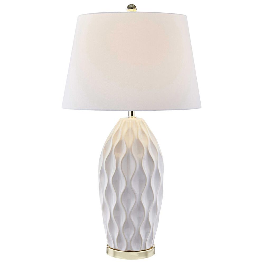 Sagebrook Home 32" Table Lamp in Ivory, , large
