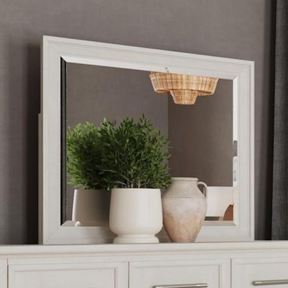 Mayberry Hill Canterbury Dresser Mirror in Ivory, , large